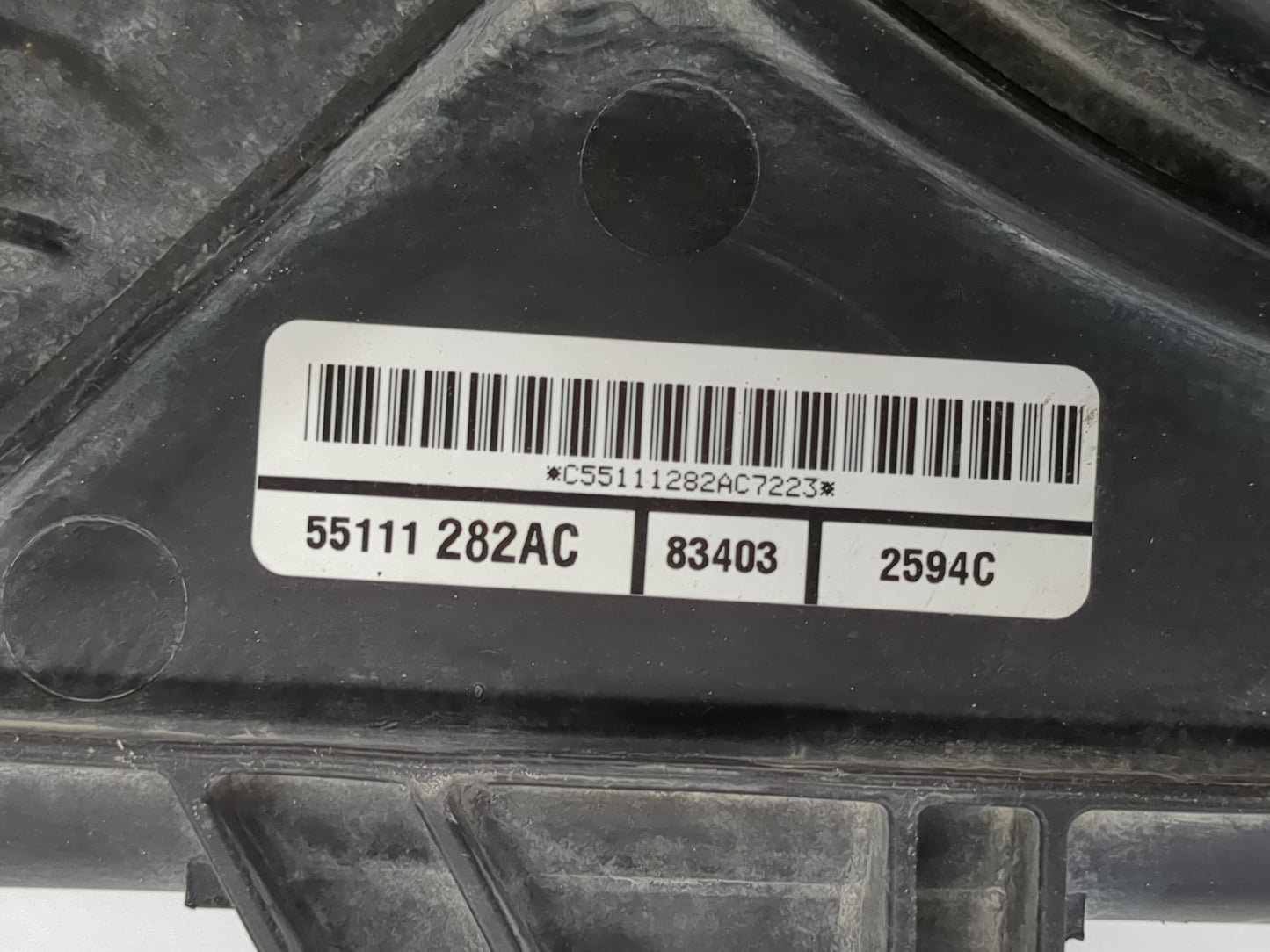 2018 Dodge Charger Electric Radiator Cooling Fan Motor Assembly P/N:55111 282AC Fits Fits 1994 1995 OEM Used Auto Parts - Oe