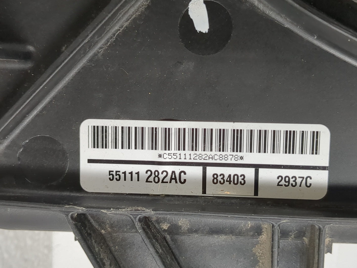 2018 Dodge Charger Electric Radiator Cooling Fan Motor Assembly P/N:55111 282AC Fits Fits 1994 1995 OEM Used Auto Parts - Oe