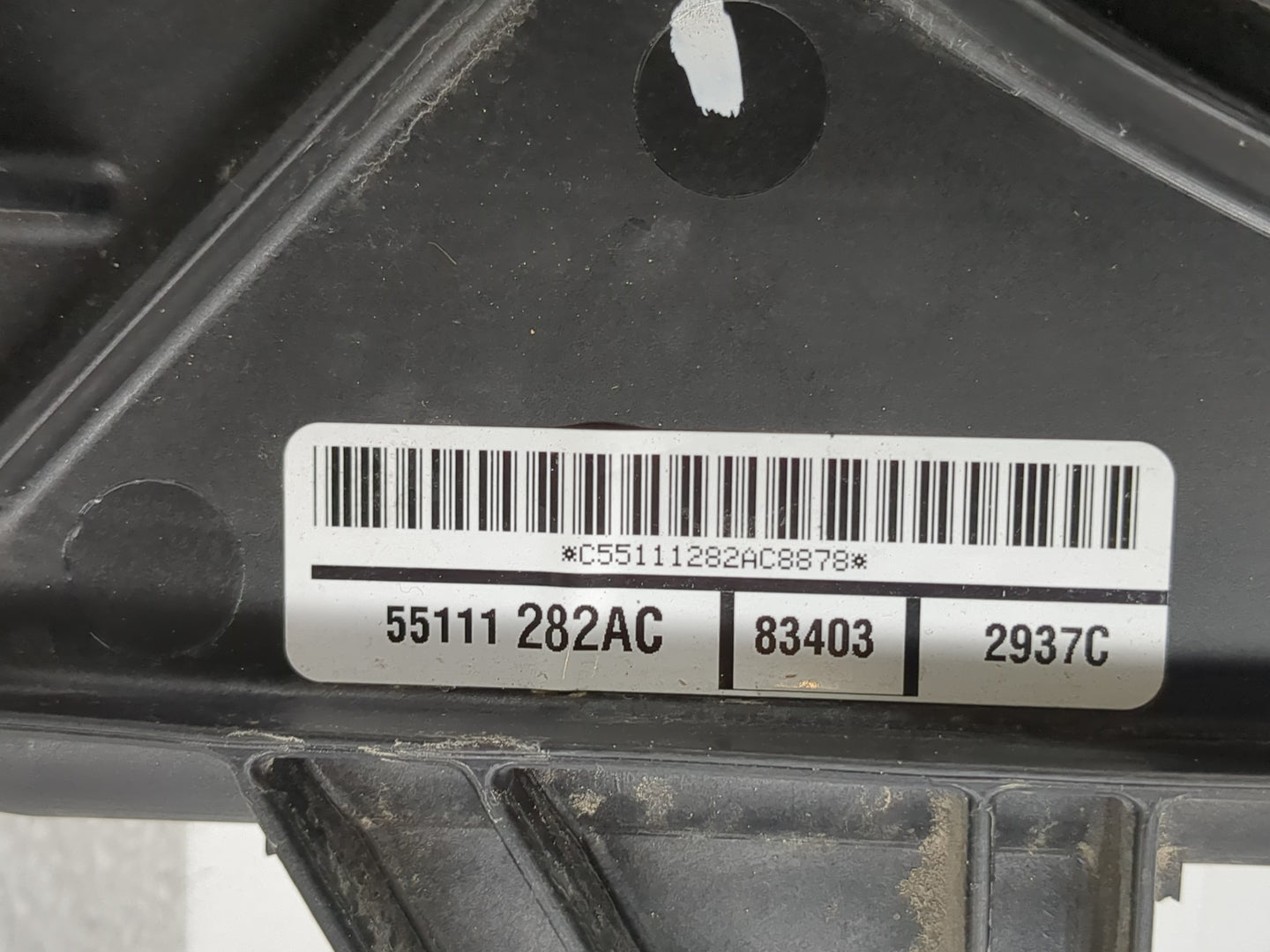 2018 Dodge Charger Electric Radiator Cooling Fan Motor Assembly P/N:55111 282AC Fits Fits 1994 1995 OEM Used Auto Parts - Oe