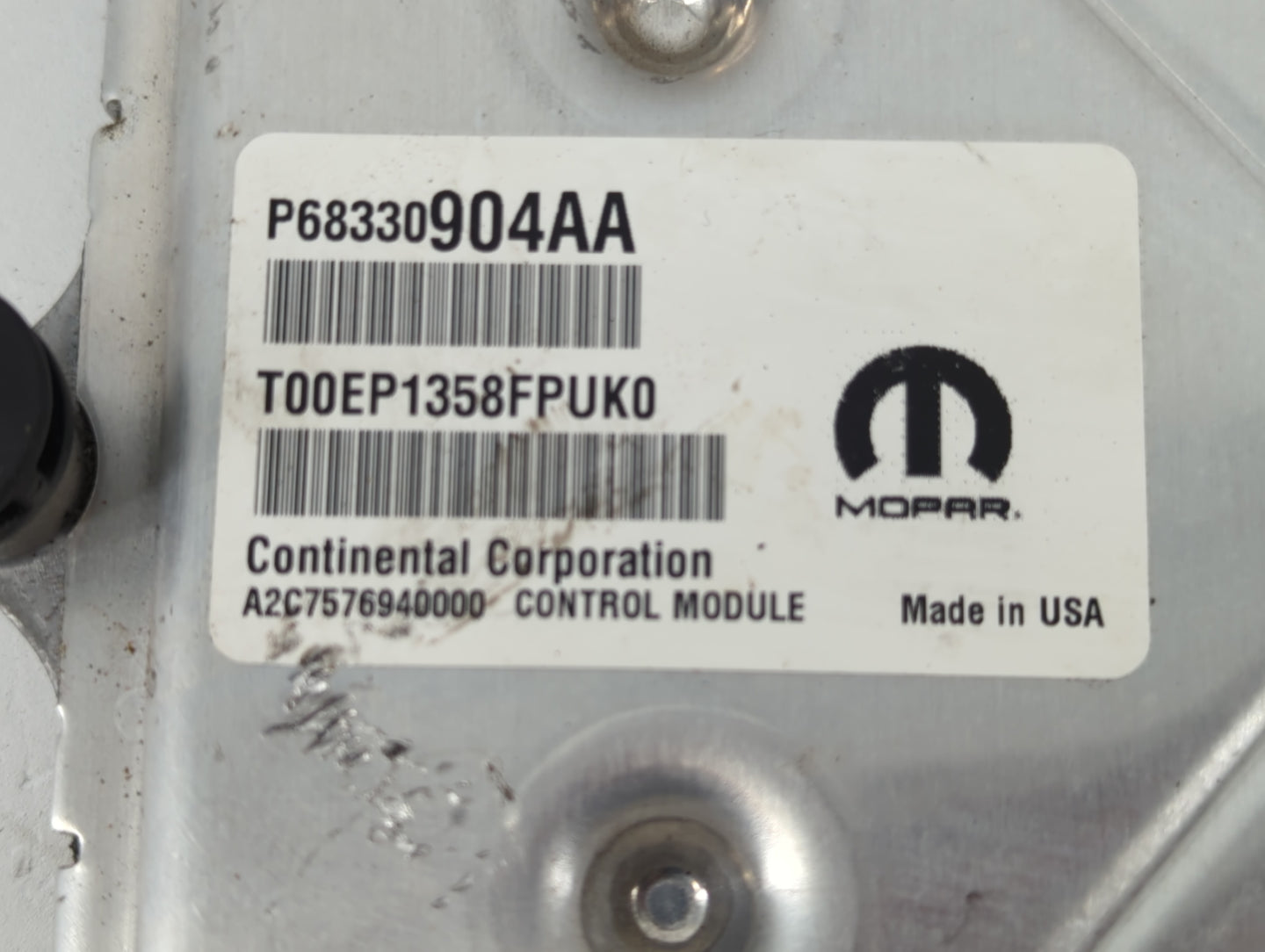 2018-2019 Dodge Charger PCM Engine Control Computer ECU ECM PCU OEM P/N:P68330904AA Fits Fits 2018 2019 OEM Used Auto Parts 