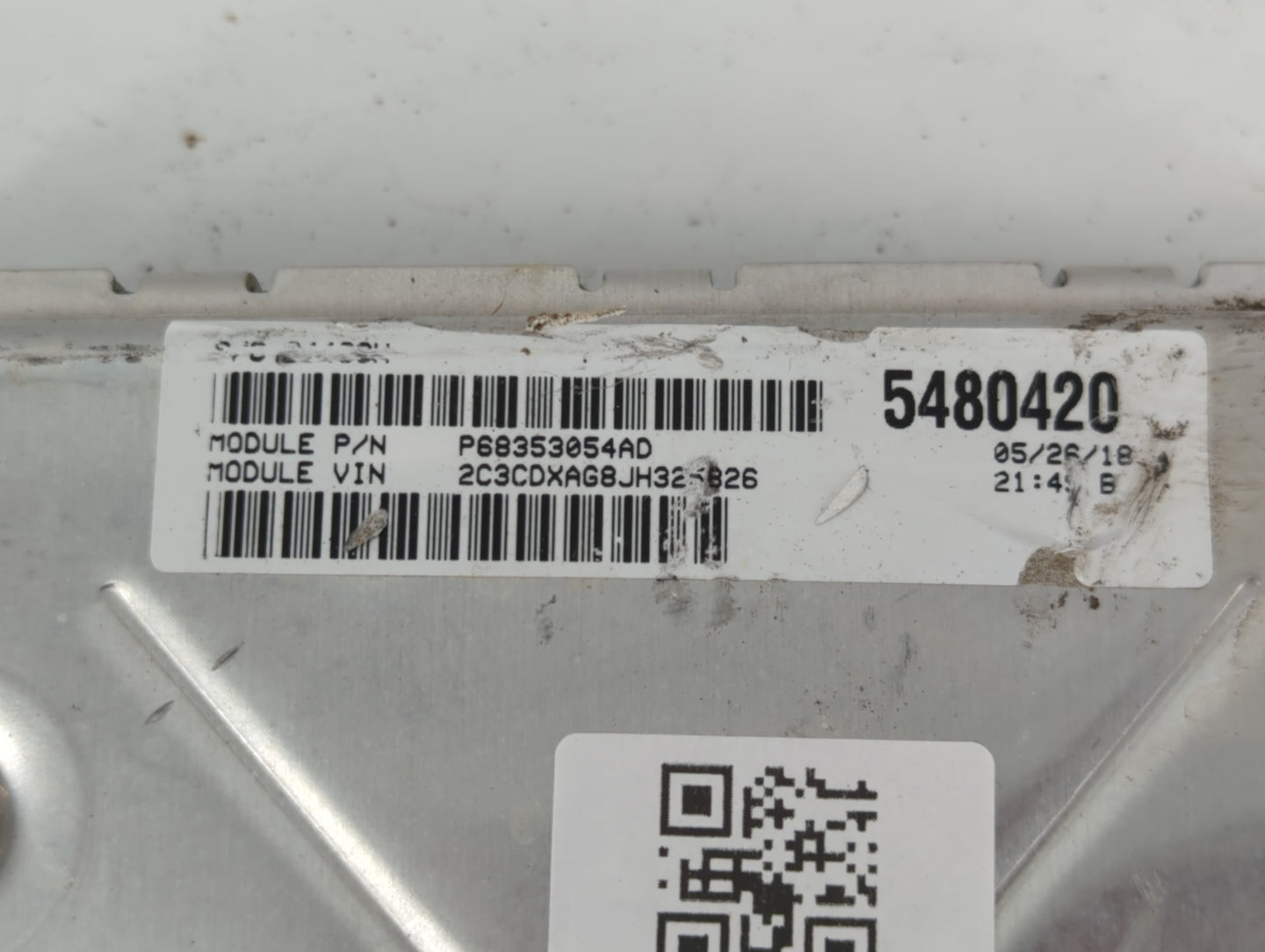2018-2019 Dodge Charger PCM Engine Control Computer ECU ECM PCU OEM P/N:P68330904AA Fits Fits 2018 2019 OEM Used Auto Parts 