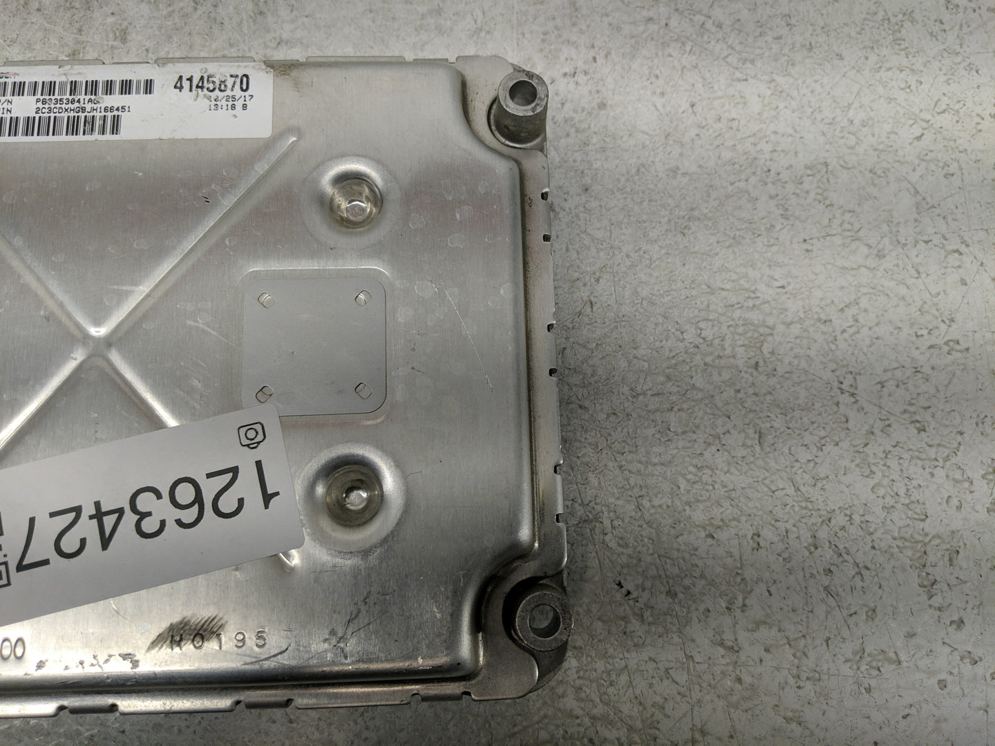 2018-2019 Dodge Charger PCM Engine Control Computer ECU ECM PCU OEM P/N:P68330904AA Fits Fits 2018 2019 OEM Used Auto Parts 