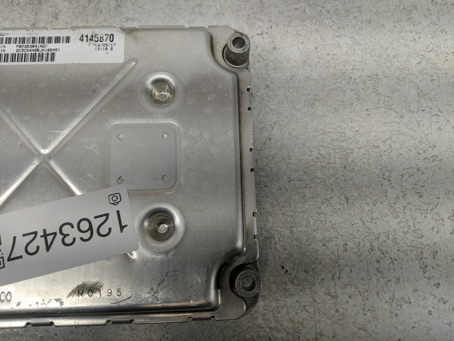 2018-2019 Dodge Charger PCM Engine Control Computer ECU ECM PCU OEM P/N:P68330904AA Fits Fits 2018 2019 OEM Used Auto Parts 