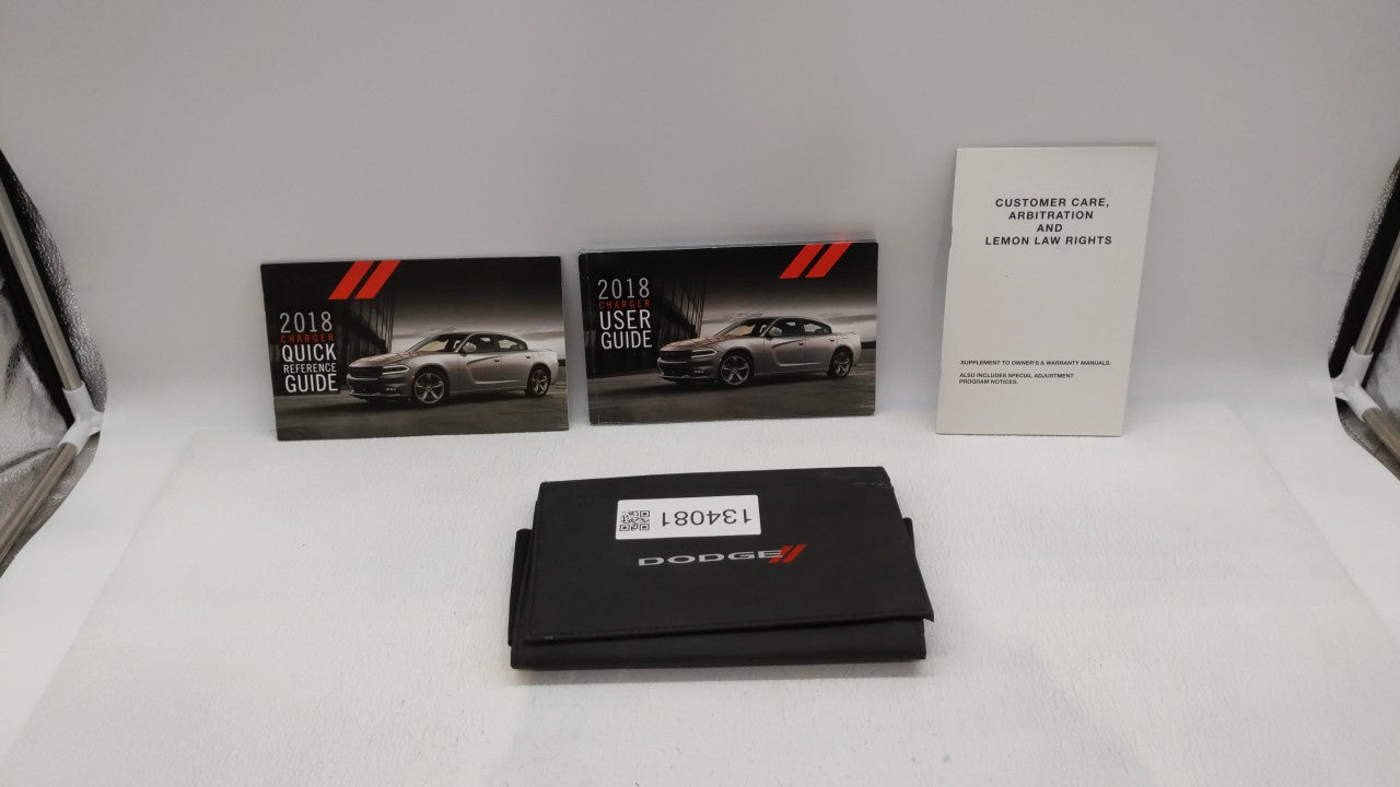 2018 Dodge Charger Owners Manual Book Guide OEM Used Auto Parts - Oemusedautoparts1.com