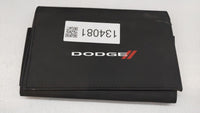 2018 Dodge Charger Owners Manual Book Guide OEM Used Auto Parts - Oemusedautoparts1.com