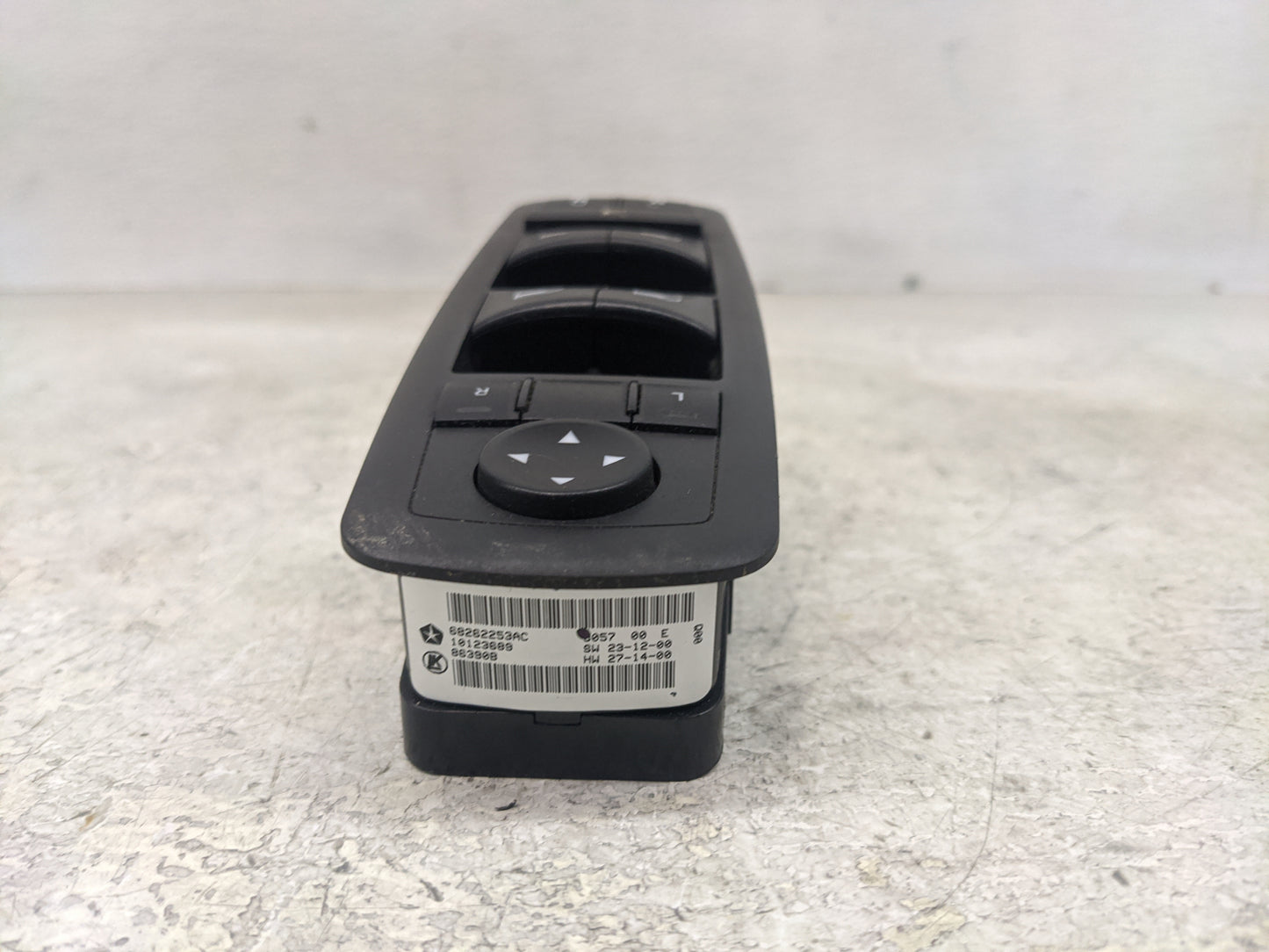 2015-2019 Dodge Charger Master Power Window Switch Replacement Driver Side Left P/N:68262253AC Fits OEM Used Auto Parts - Oe
