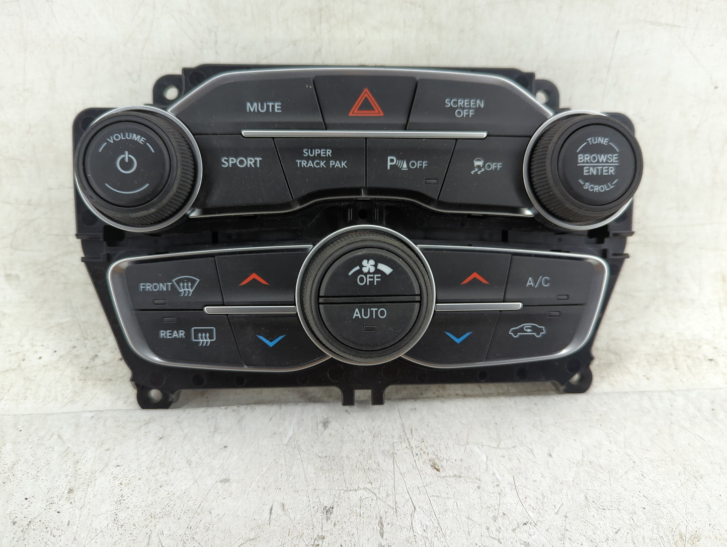 2017-2021 Dodge Charger Climate Control Module Temperature AC/Heater Replacement P/N:68293624AC Fits Fits 2017 2018 2019 202