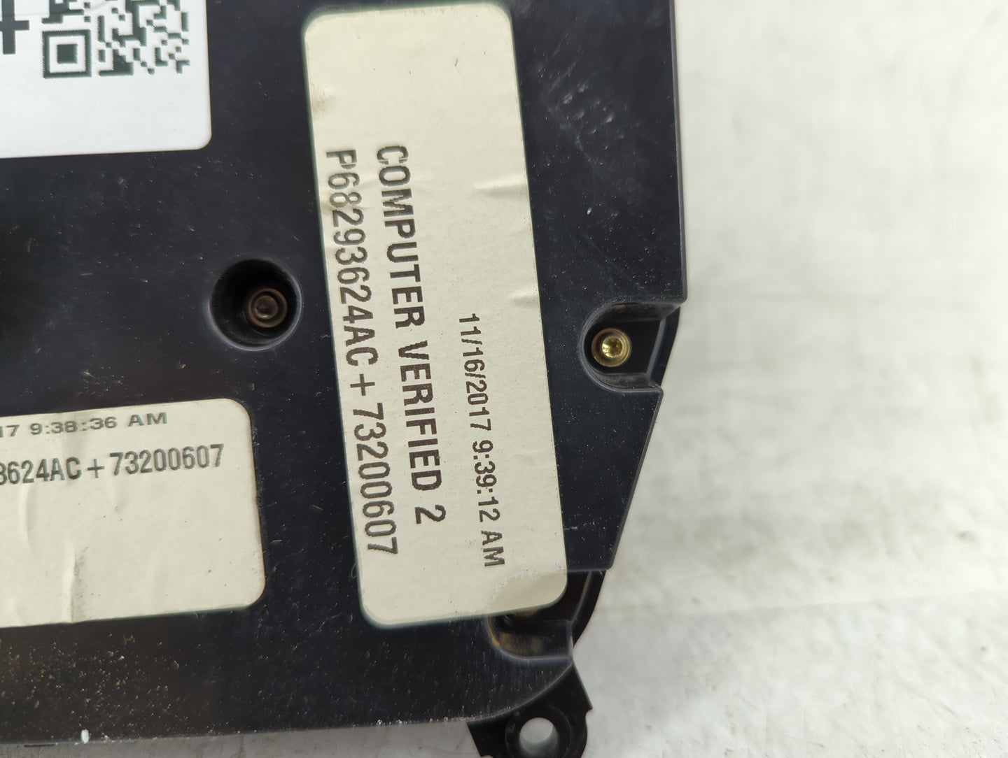 2017-2021 Dodge Charger Climate Control Module Temperature AC/Heater Replacement P/N:68293624AC Fits Fits 2017 2018 2019 202