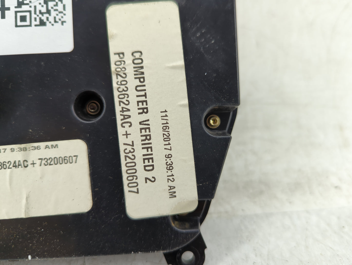 2017-2021 Dodge Charger Climate Control Module Temperature AC/Heater Replacement P/N:68293624AC Fits Fits 2017 2018 2019 202