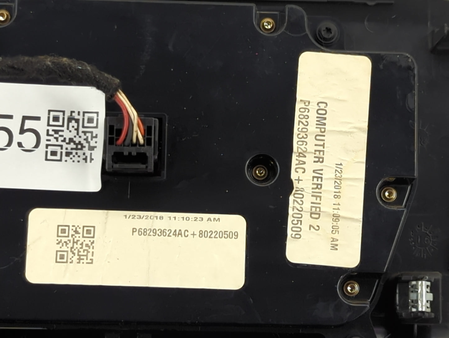 2017-2022 Dodge Charger Climate Control Module Temperature AC/Heater Replacement P/N:P68293624AC Fits OEM Used Auto Parts - 
