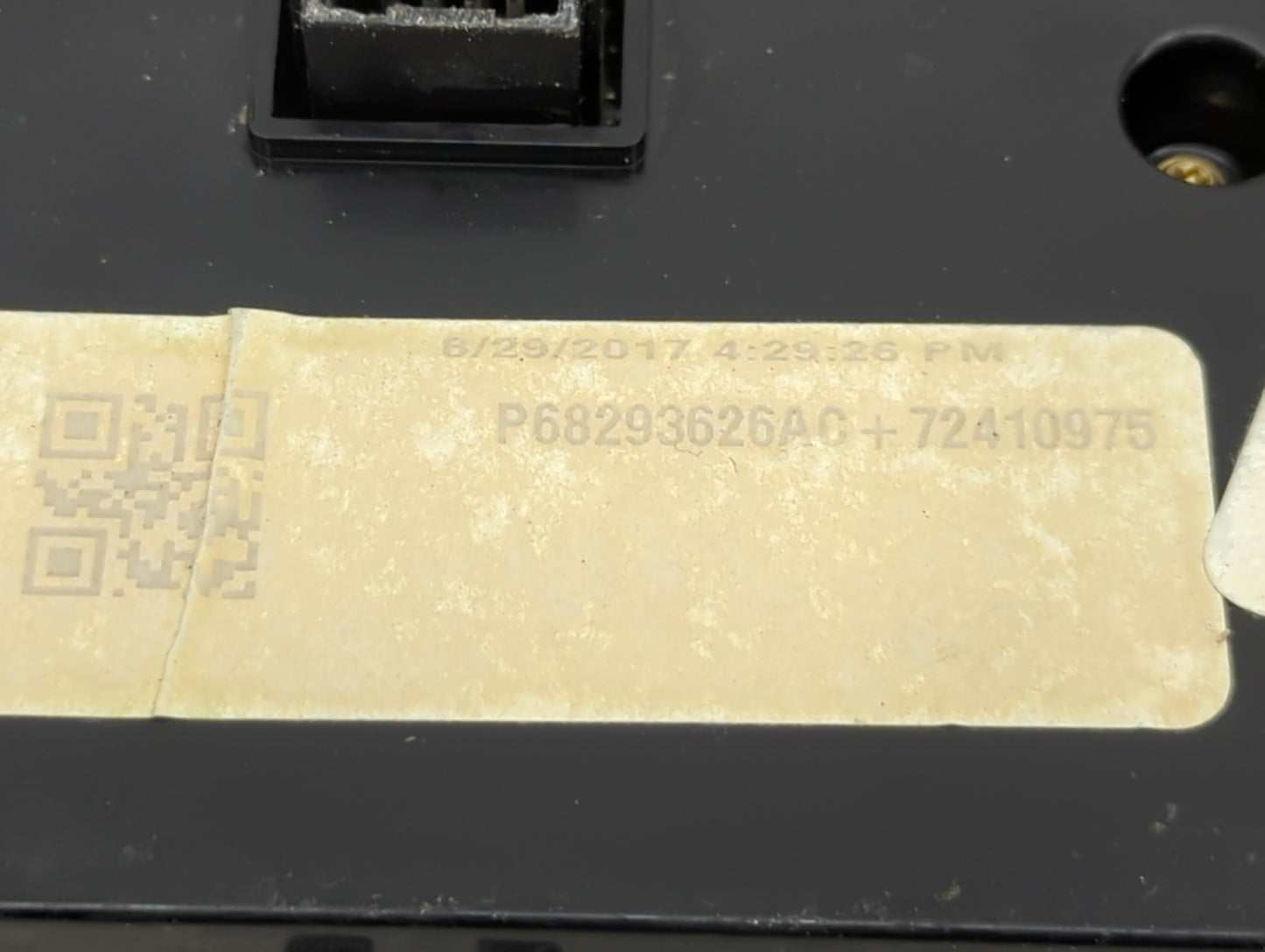 2017-2022 Dodge Charger Climate Control Module Temperature AC/Heater Replacement P/N:P68293626AC Fits OEM Used Auto Parts - 