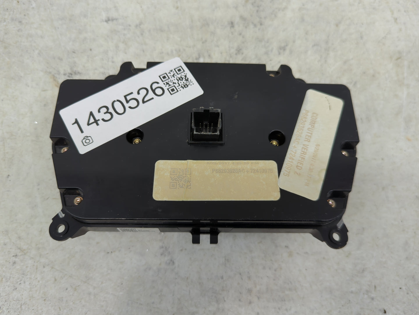 2017-2022 Dodge Charger Climate Control Module Temperature AC/Heater Replacement P/N:P68293626AC Fits OEM Used Auto Parts - 