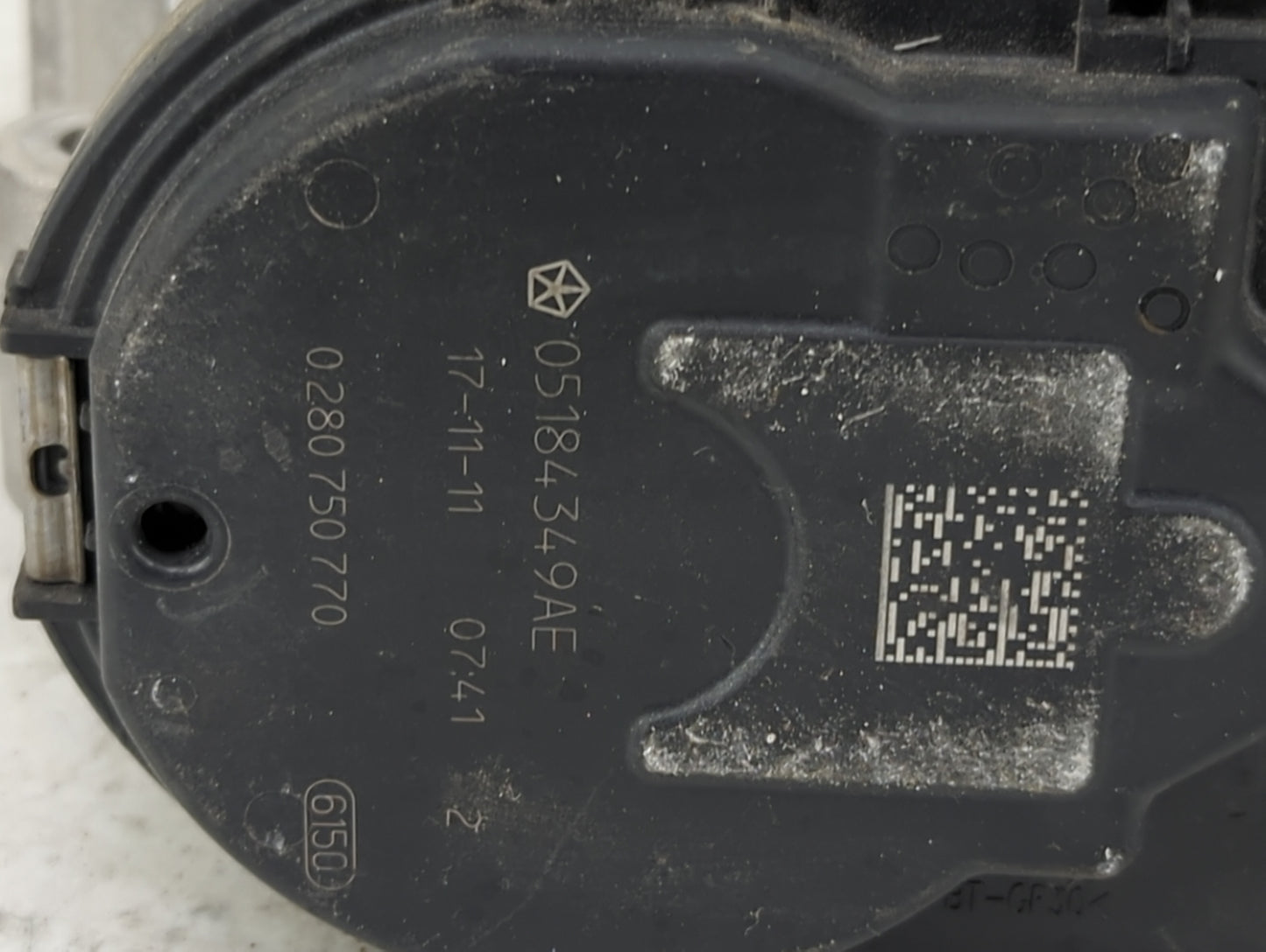2011-2022 Dodge Charger Throttle Body P/N:05184349AE 0 280 750 770 Fits OEM Used Auto Parts - Oemusedautoparts1.com