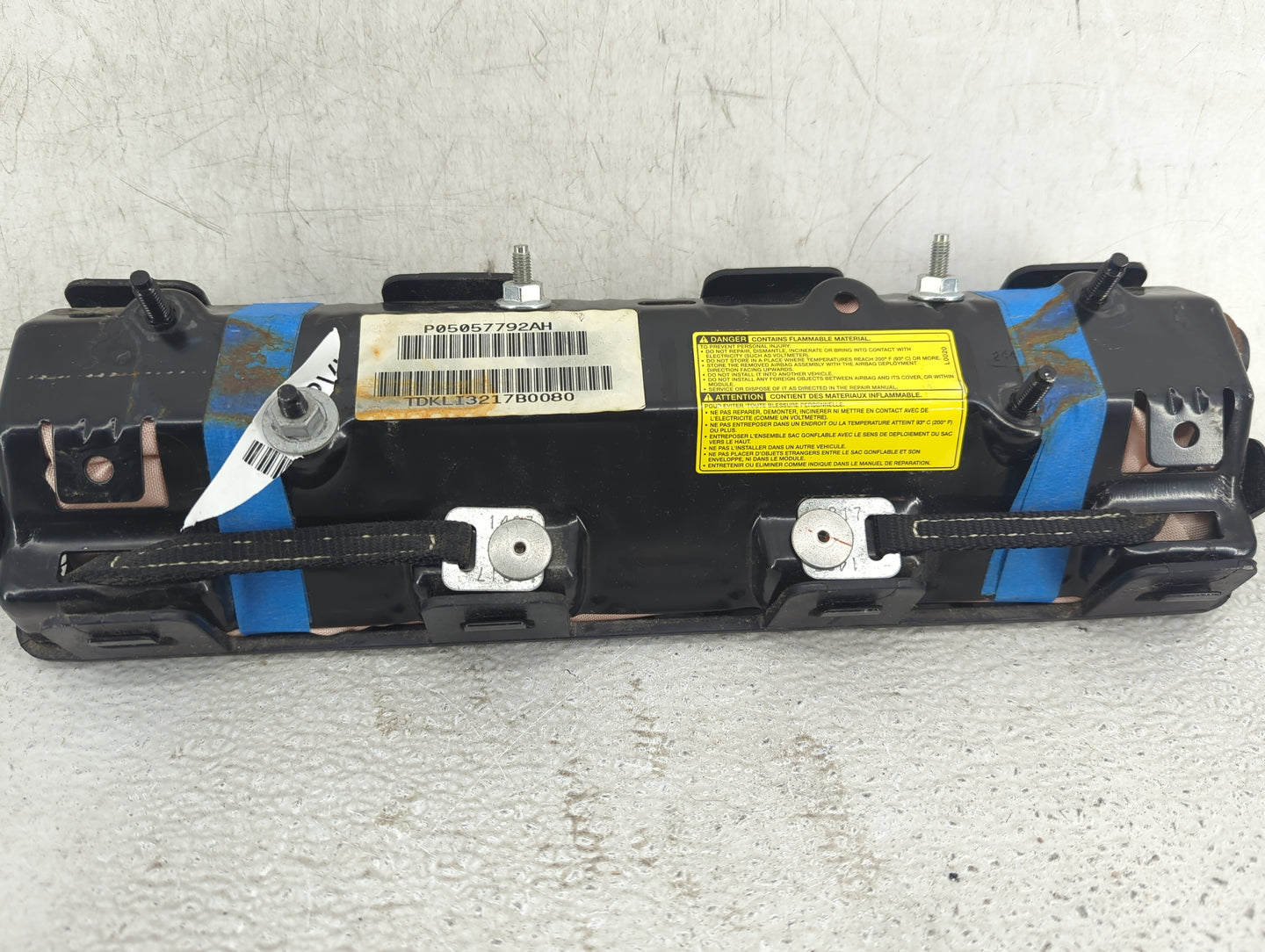 2015-2022 Dodge Charger Air Bag Driver Left Knee OEM P/N:P05057792AH TDKLI3217B0080 Fits OEM Used Auto Parts - Oemusedautopa
