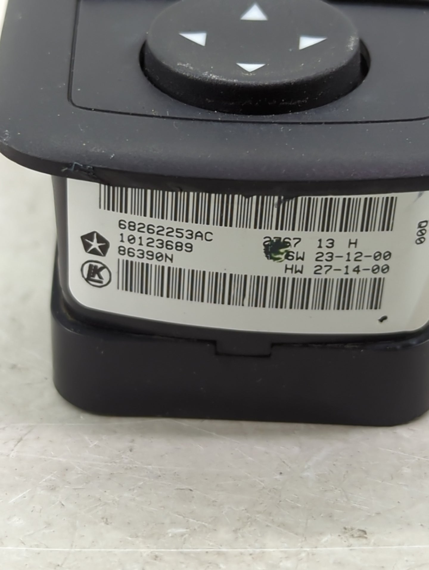 2015-2019 Dodge Charger Master Power Window Switch Replacement Driver Side Left P/N:68262253AC Fits OEM Used Auto Parts - Oe