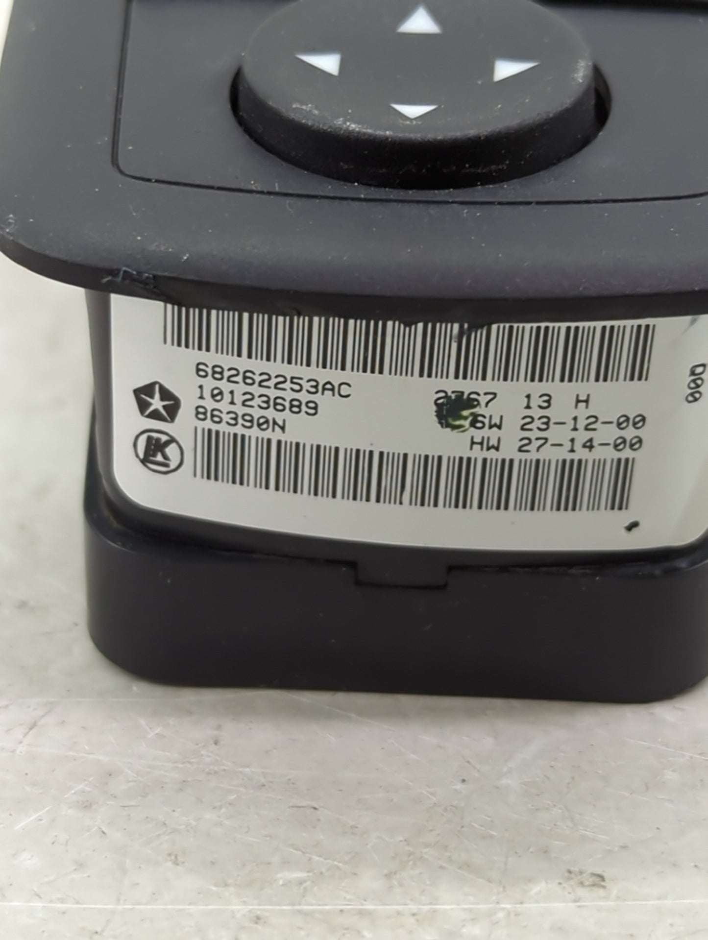 2015-2019 Dodge Charger Master Power Window Switch Replacement Driver Side Left P/N:68262253AC Fits OEM Used Auto Parts - Oe