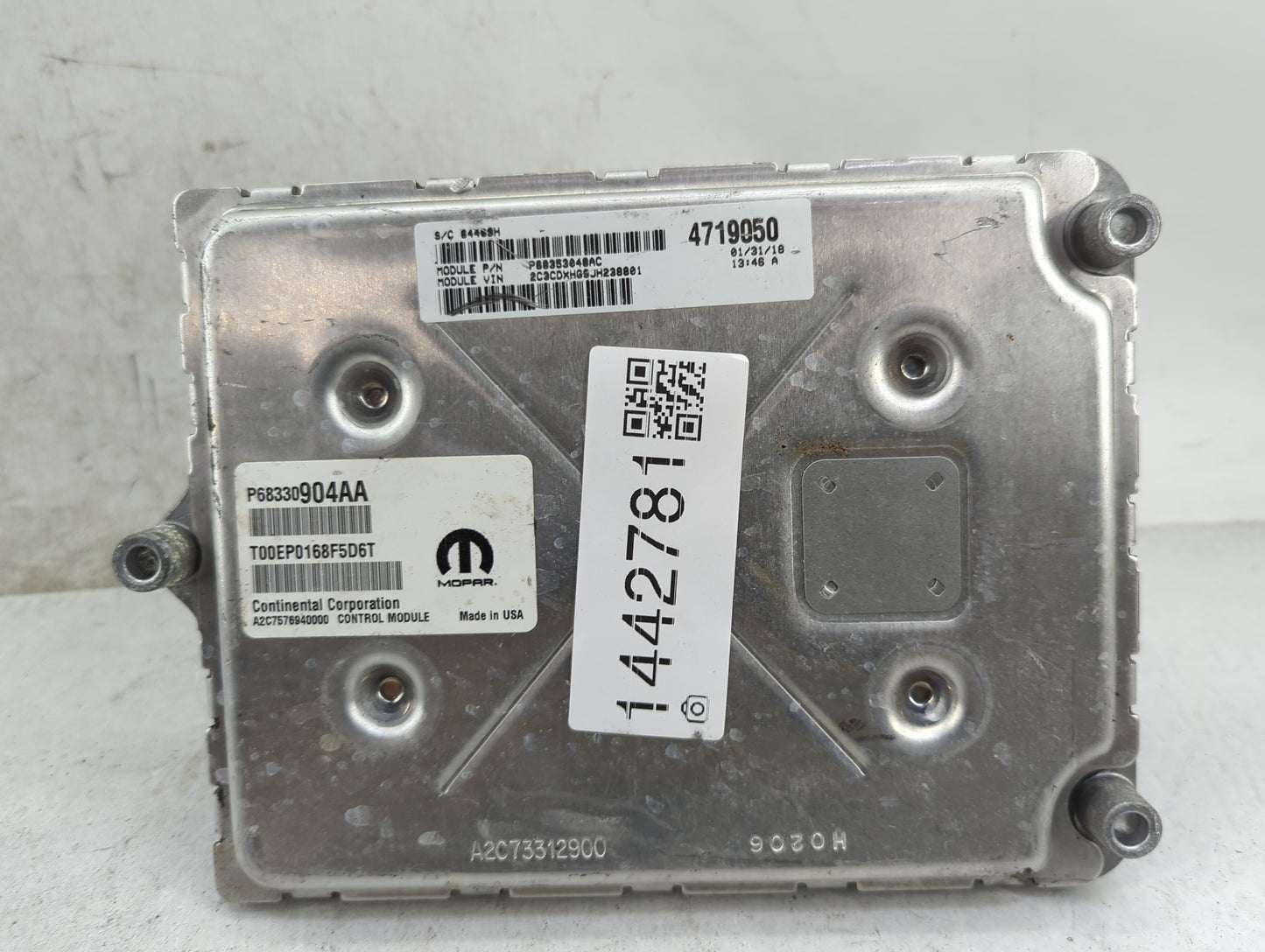 2018-2019 Dodge Charger PCM Engine Control Computer ECU ECM PCU OEM P/N:P68353048AC P68330904AA, P68333600AD Fits Fits 2018 