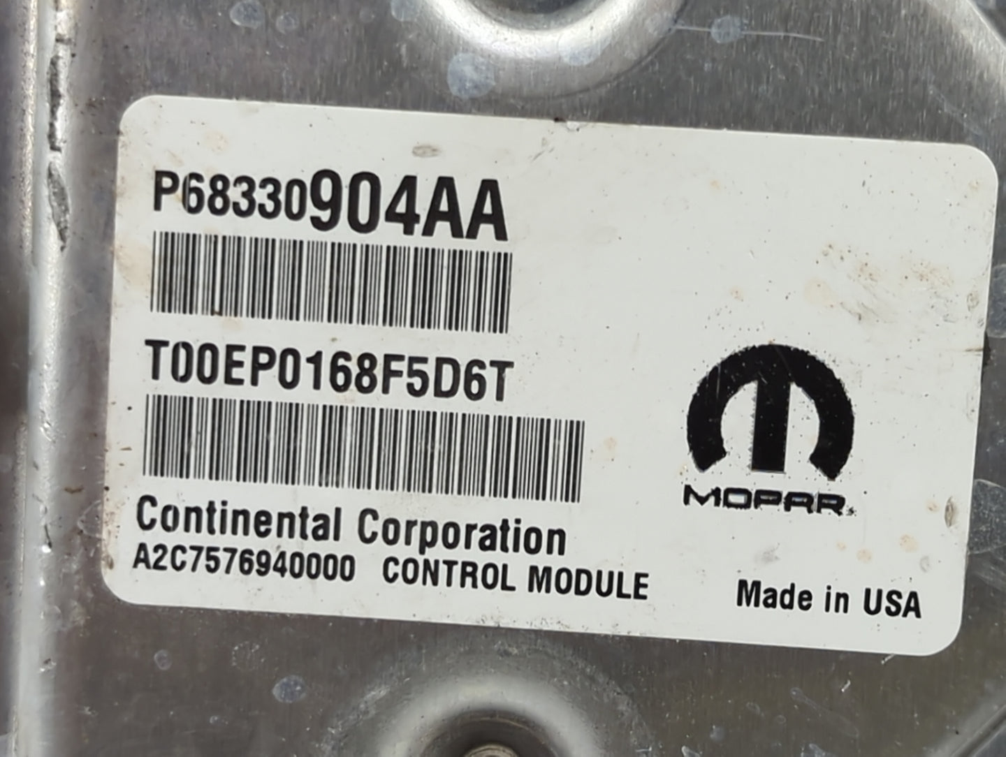 2018-2019 Dodge Charger PCM Engine Control Computer ECU ECM PCU OEM P/N:P68353048AC P68330904AA, P68333600AD Fits Fits 2018 