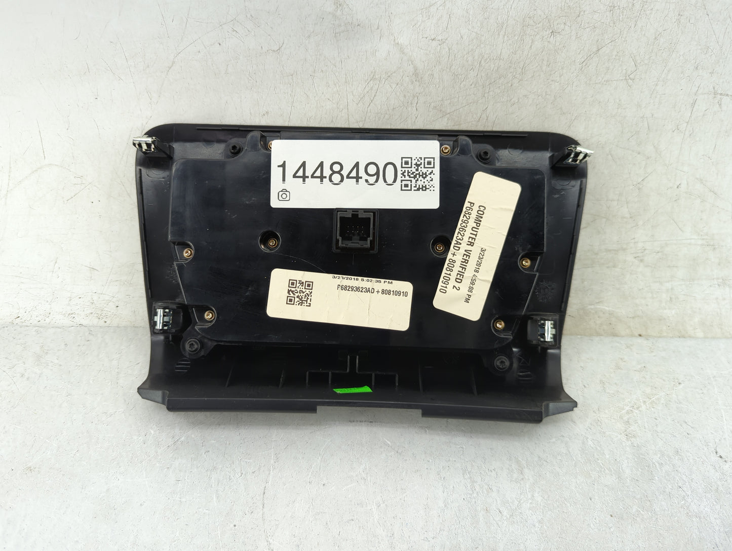 2017-2018 Dodge Charger Climate Control Module Temperature AC/Heater Replacement P/N:P68293623AD Fits Fits 2017 2018 OEM Use