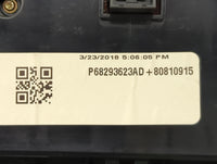 2017-2018 Dodge Charger Climate Control Module Temperature AC/Heater Replacement P/N:P68293623AD Fits Fits 2017 2018 OEM Use