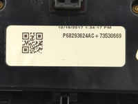 2017-2018 Dodge Charger Climate Control Module Temperature AC/Heater Replacement P/N:P68293624AC 73530669 Fits Fits 2017 201