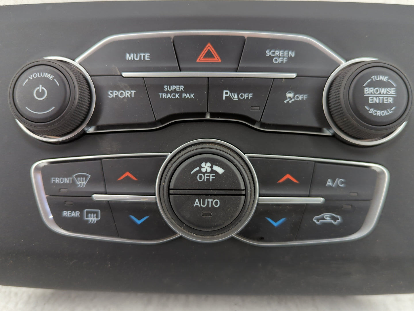 2017-2022 Dodge Charger Climate Control Module Temperature AC/Heater Replacement P/N:P68293624AC Fits OEM Used Auto Parts - 