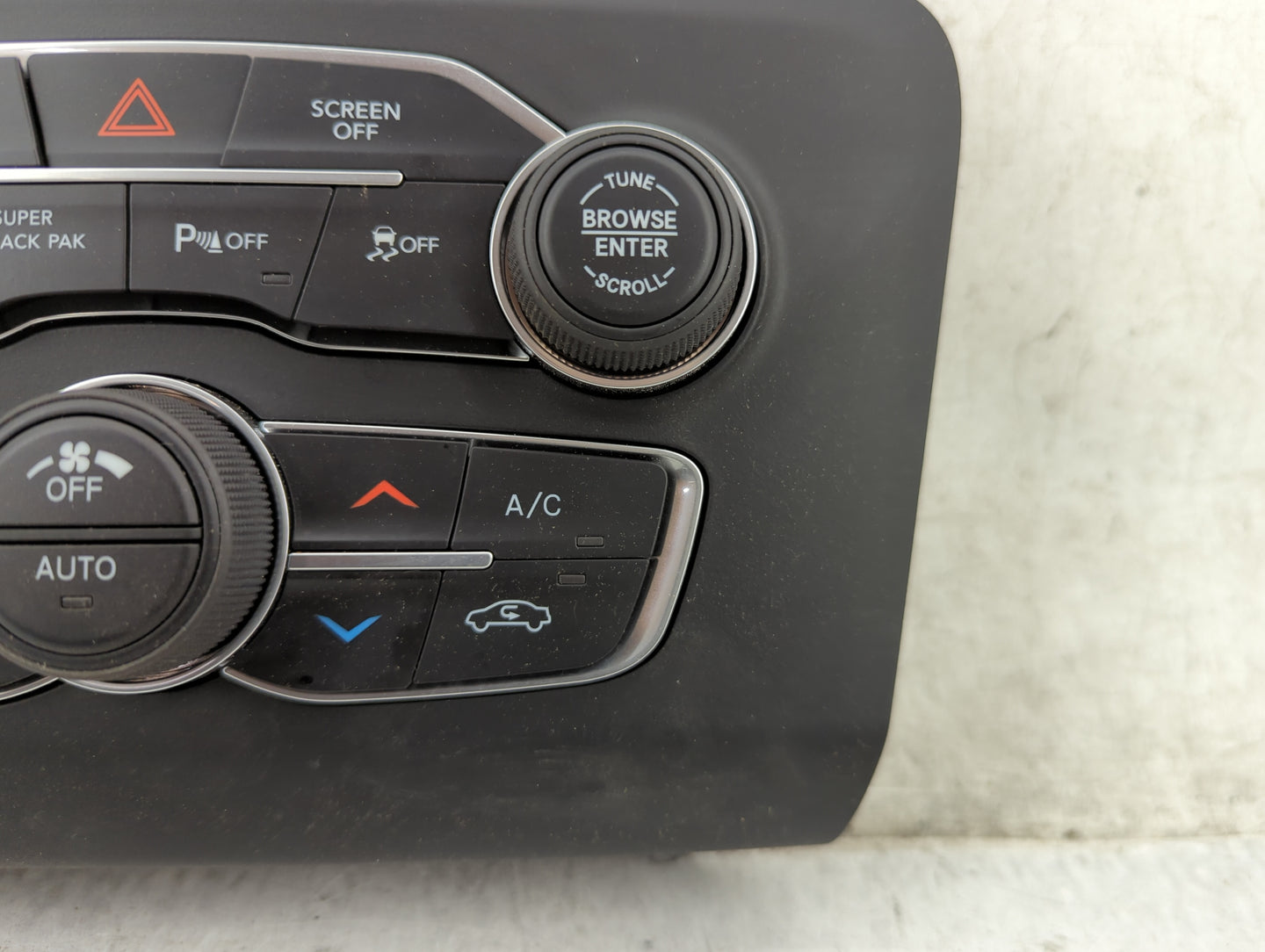 2017-2022 Dodge Charger Climate Control Module Temperature AC/Heater Replacement P/N:P68293624AC Fits OEM Used Auto Parts - 