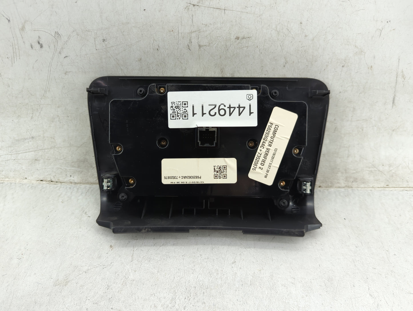 2017-2022 Dodge Charger Climate Control Module Temperature AC/Heater Replacement P/N:P68293624AC Fits OEM Used Auto Parts - 