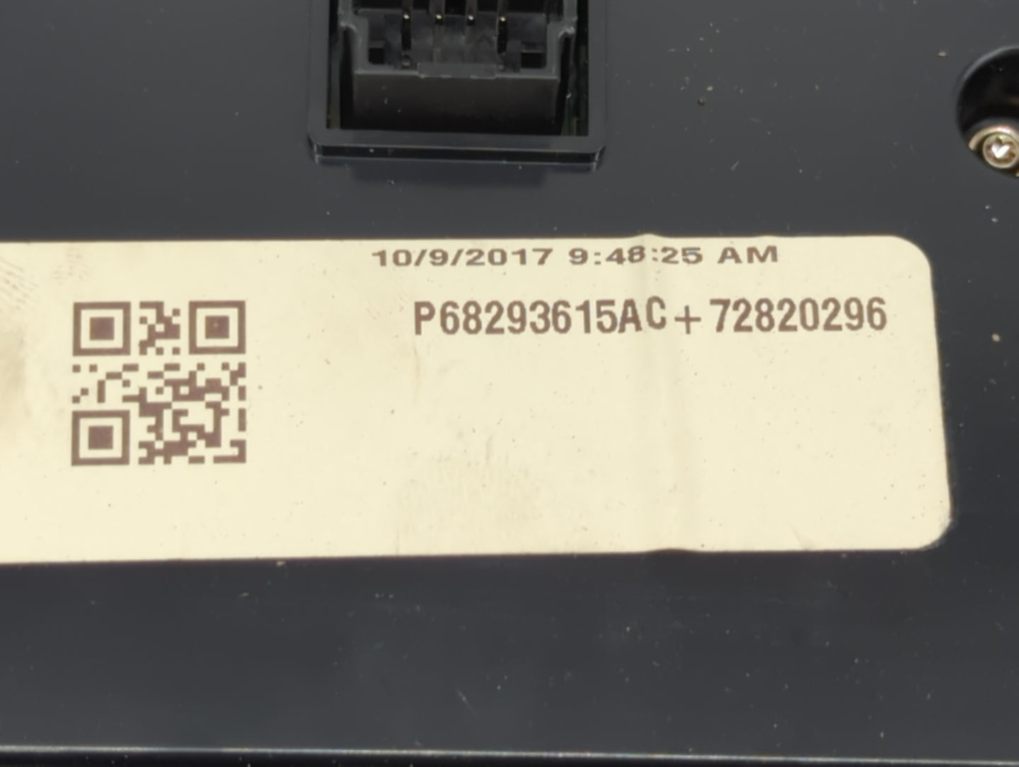 2017-2022 Dodge Charger Climate Control Module Temperature AC/Heater Replacement P/N:P68293615AC Fits OEM Used Auto Parts - 