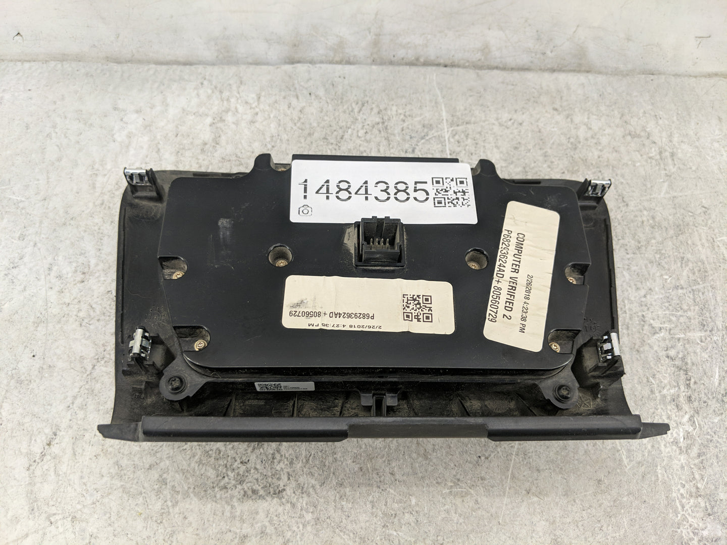 2017-2022 Dodge Charger Climate Control Module Temperature AC/Heater Replacement P/N:P68293624AD 80560729 Fits OEM Used Auto