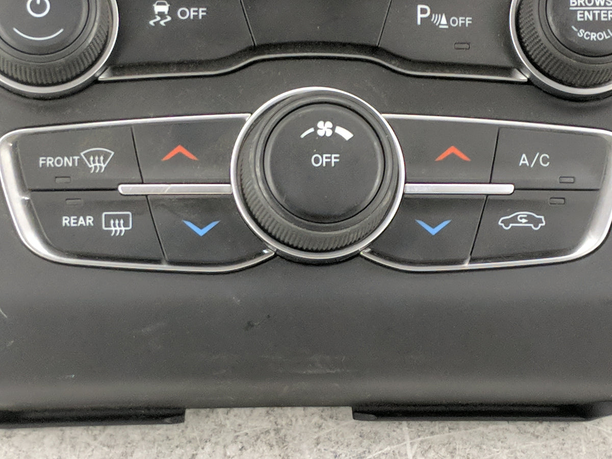 2017-2022 Dodge Charger Climate Control Module Temperature AC/Heater Replacement P/N:P68293615AC P68293615AC+73180933 Fits O