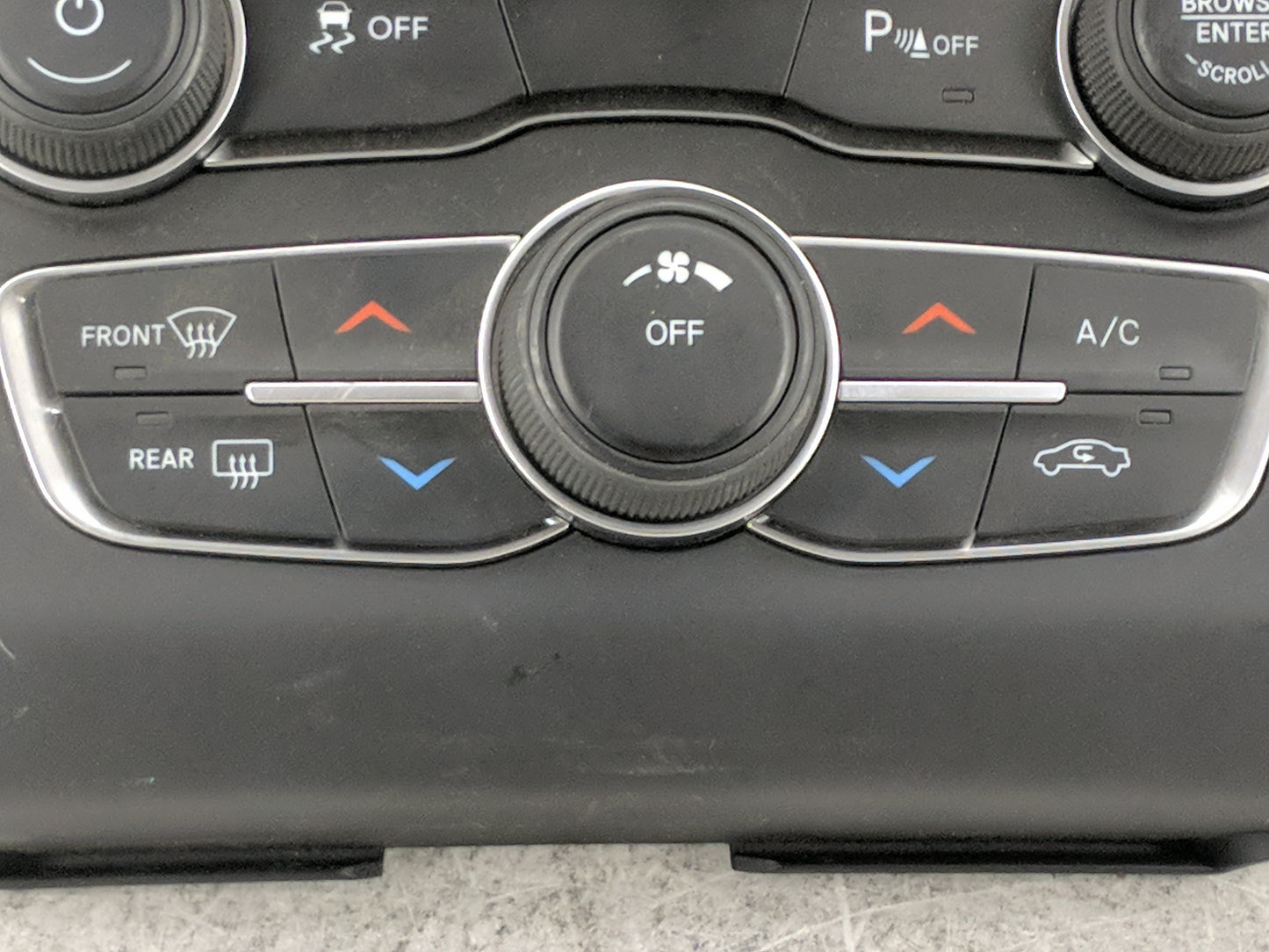 2017-2022 Dodge Charger Climate Control Module Temperature AC/Heater Replacement P/N:P68293615AC P68293615AC+73180933 Fits O