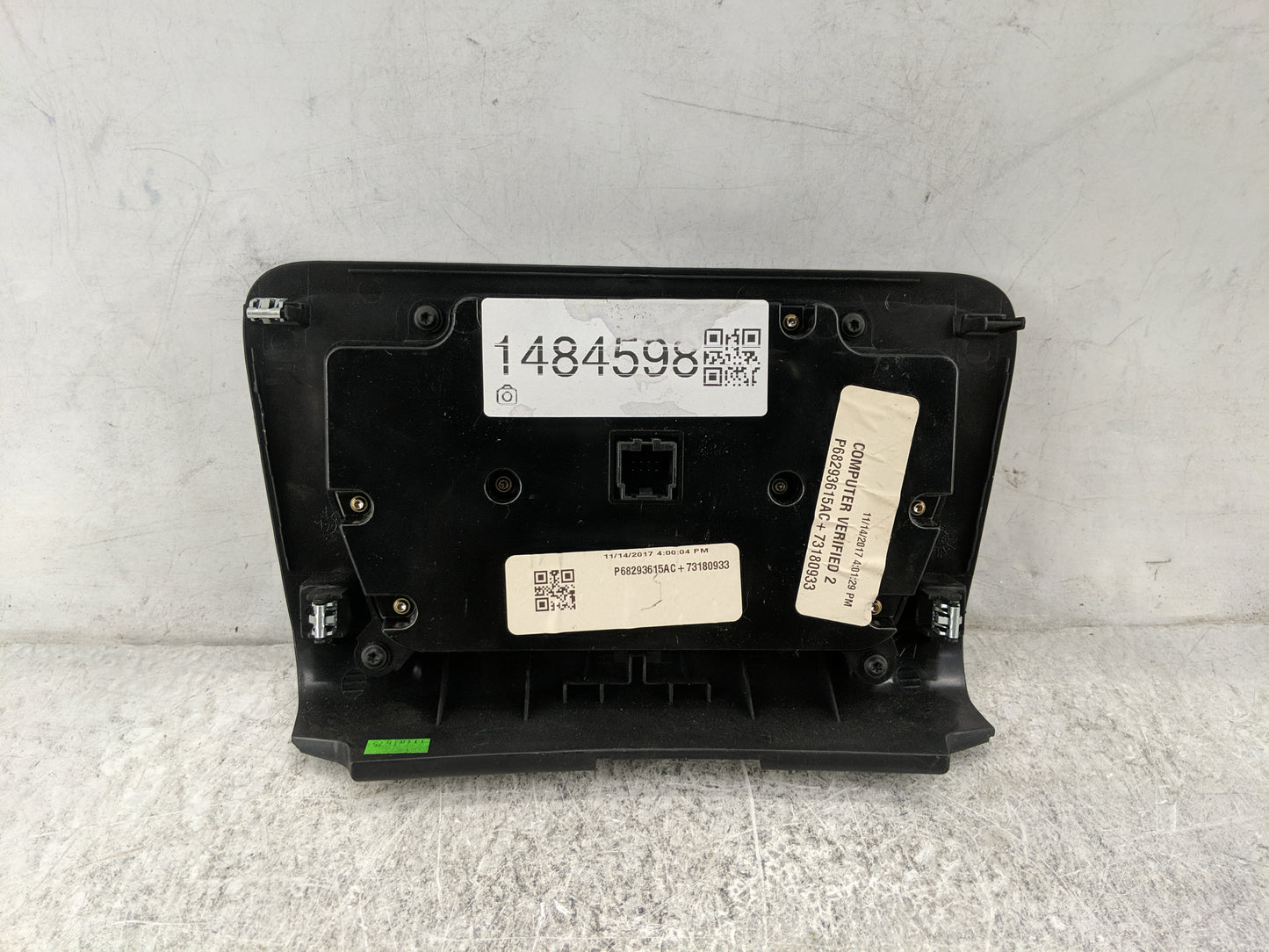 2017-2022 Dodge Charger Climate Control Module Temperature AC/Heater Replacement P/N:P68293615AC P68293615AC+73180933 Fits O