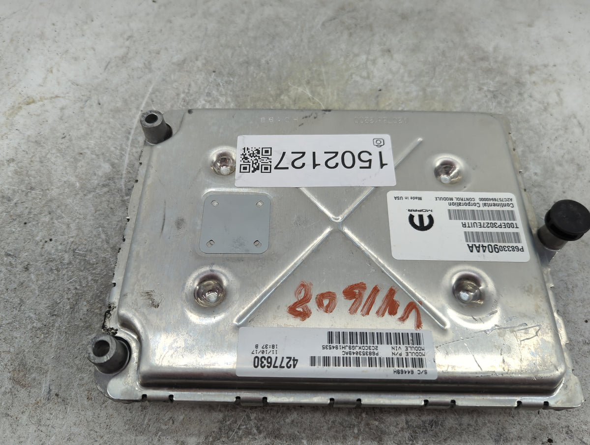 2018-2019 Dodge Charger PCM Engine Control Computer ECU ECM PCU OEM P/N:P68330904AA T00EP3027EUITR Fits Fits 2018 2019 OEM U