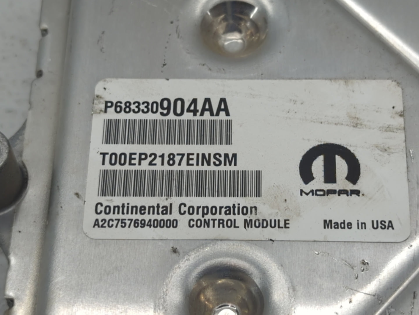 2018-2019 Dodge Charger PCM Engine Control Computer ECU ECM PCU OEM P/N:P68330904AA P68395663AD, P68353058AD Fits Fits 2018 