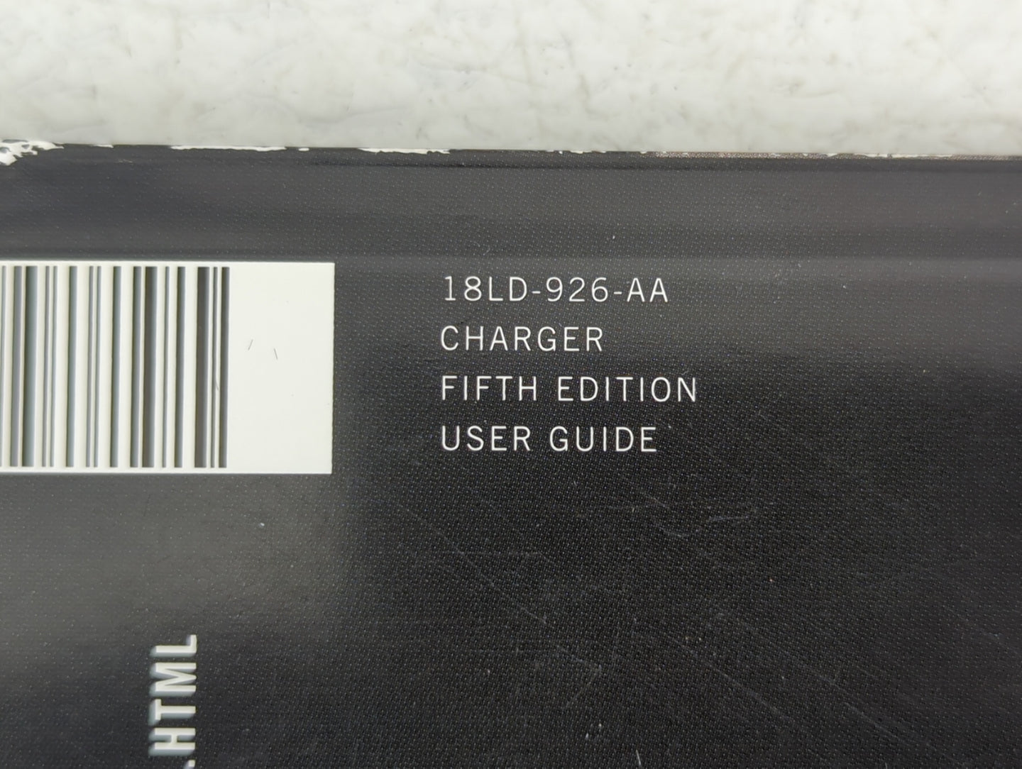 2018 Dodge Charger Owners Manual Book Guide OEM Used Auto Parts - Oemusedautoparts1.com