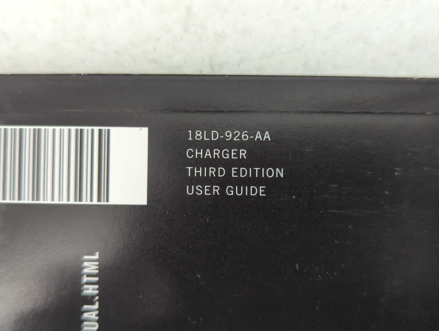 2018 Dodge Charger Owners Manual Book Guide P/N:18LD-926-AA OEM Used Auto Parts - Oemusedautoparts1.com