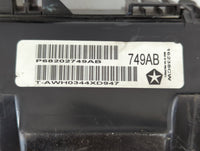 2018 Dodge Charger Fusebox Fuse Box Panel Relay Module P/N:P68213735AD Fits OEM Used Auto Parts - Oemusedautoparts1.com