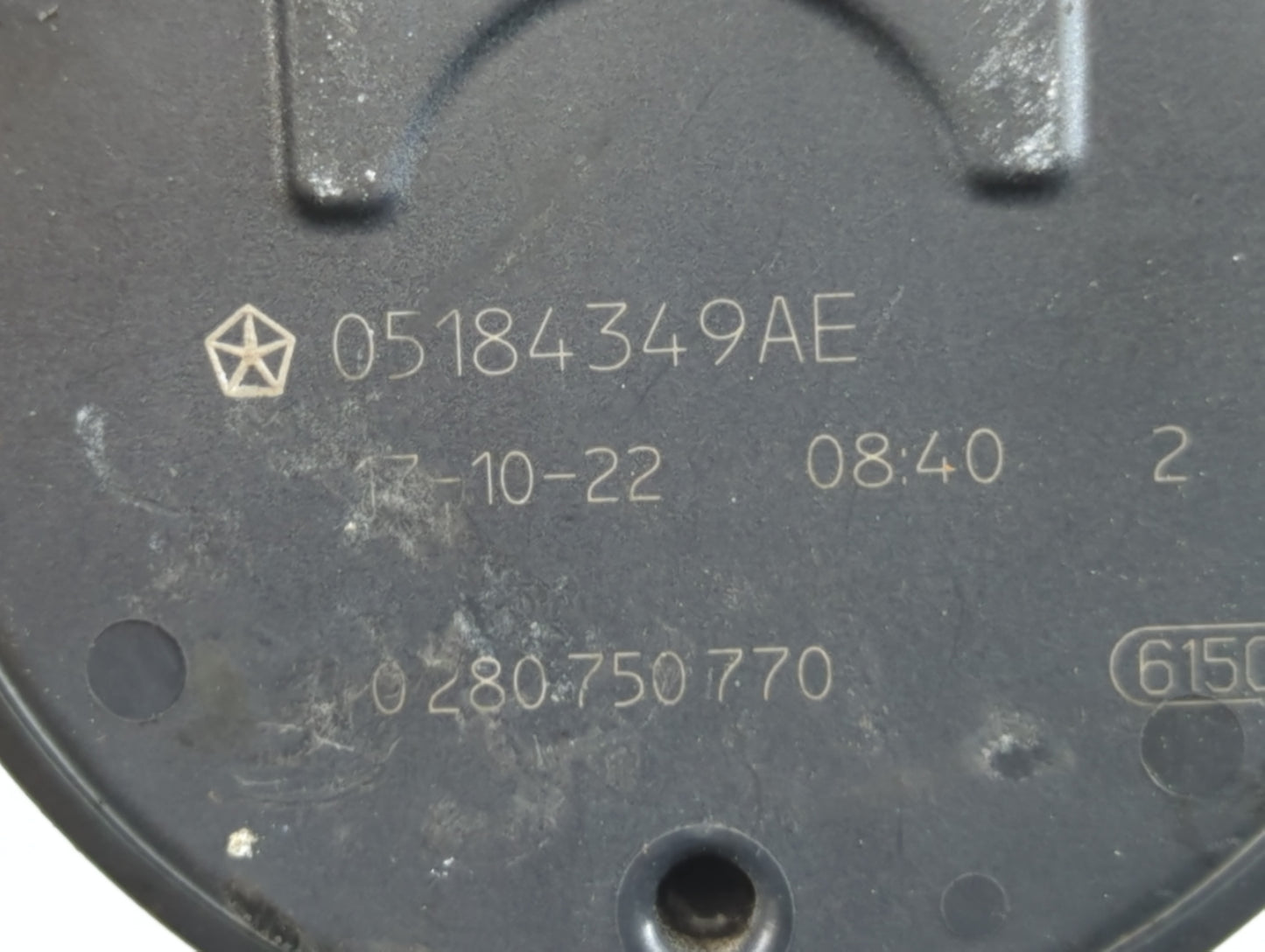 2011-2022 Dodge Charger Throttle Body P/N:0 280 750 770 05184349AE Fits OEM Used Auto Parts - Oemusedautoparts1.com
