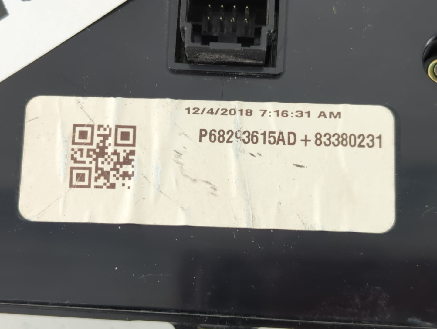 2017-2022 Dodge Charger Climate Control Module Temperature AC/Heater Replacement P/N:20170907 P68293615AD Fits OEM Used Auto