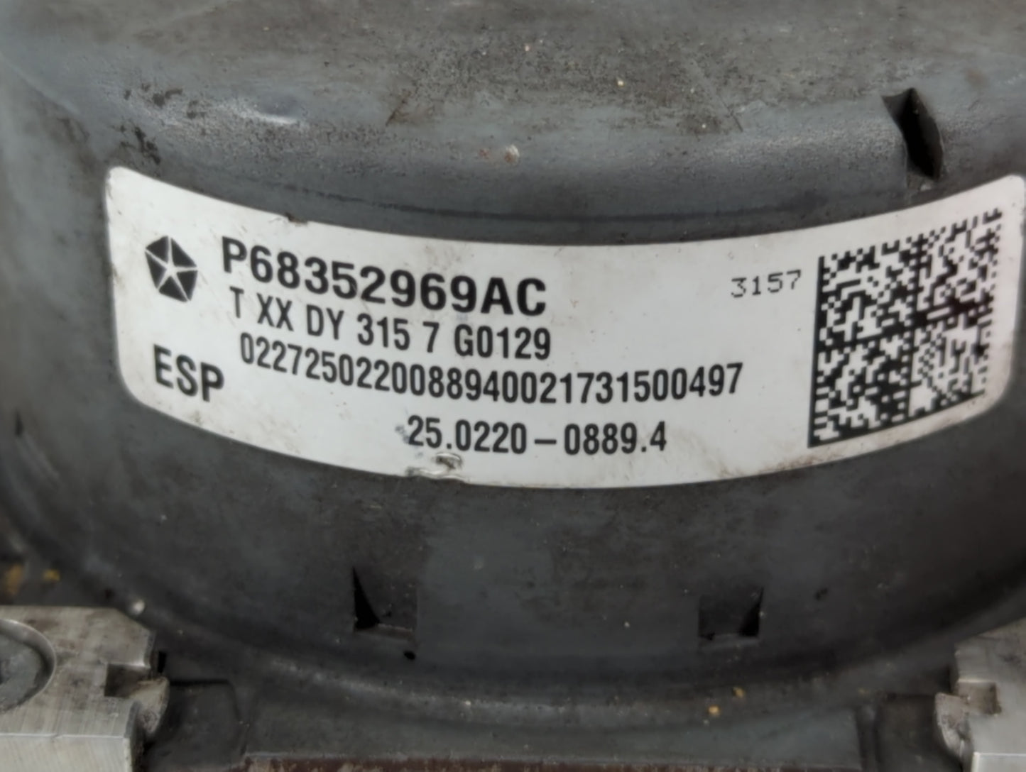 2015-2022 Dodge Charger ABS Pump Control Module Replacement P/N:P68352969AC Fits Fits 2015 2016 2017 2018 2019 2020 2021 202