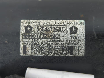 2011-2022 Dodge Durango Car Starter Motor Solenoid OEM P/N:56044736AC Fits OEM Used Auto Parts