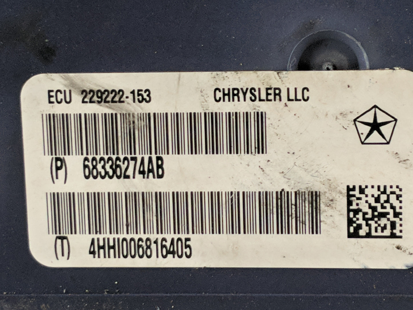 2018 Dodge Durango ABS Pump Control Module Replacement P/N:68336274AB Fits OEM Used Auto Parts - Oemusedautoparts1.com