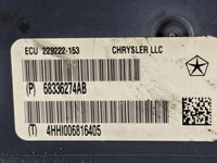 2018 Dodge Durango ABS Pump Control Module Replacement P/N:68336274AB Fits OEM Used Auto Parts - Oemusedautoparts1.com