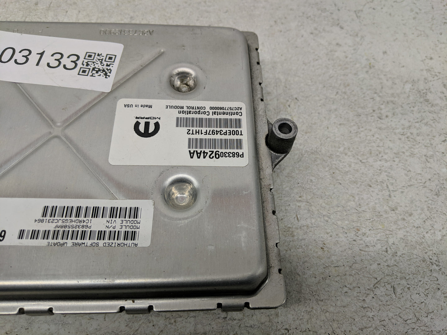 2018-2019 Dodge Durango PCM Engine Control Computer ECU ECM PCU OEM P/N:P68330924AA Fits Fits 2018 2019 OEM Used Auto Parts 