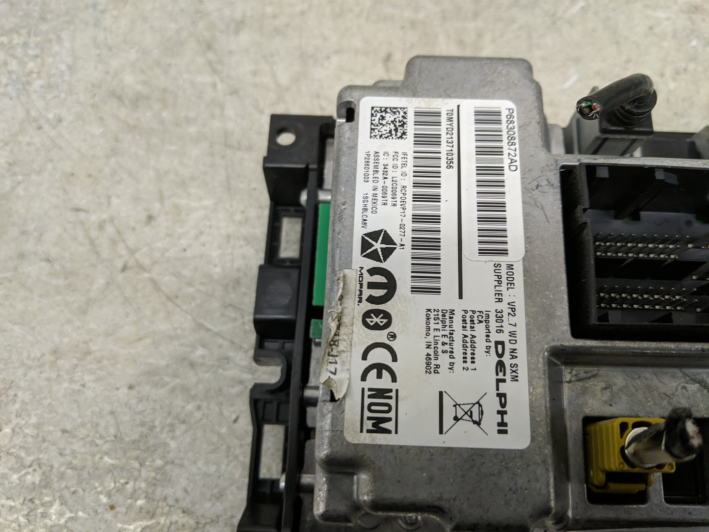 2018 Dodge Durango Information Display Screen - Oemusedautoparts1.com