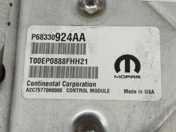 2018-2019 Dodge Durango PCM Engine Control Computer ECU ECM PCU OEM P/N:P68330924AA Fits Fits 2018 2019 OEM Used Auto Parts