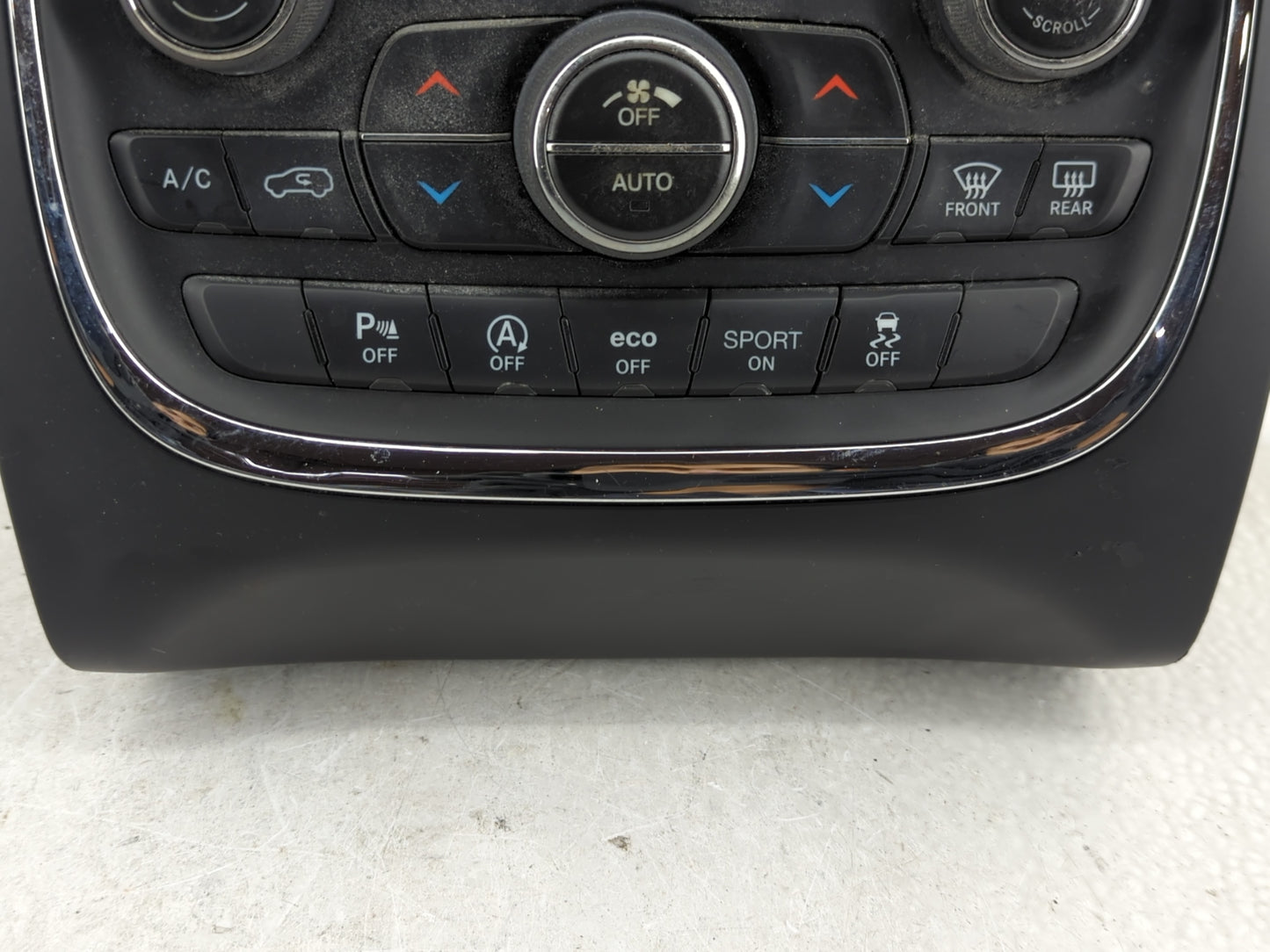 2016-2017 Dodge Durango Climate Control Module Temperature AC/Heater Replacement P/N:68253735AE Fits Fits 2016 2017 OEM Used