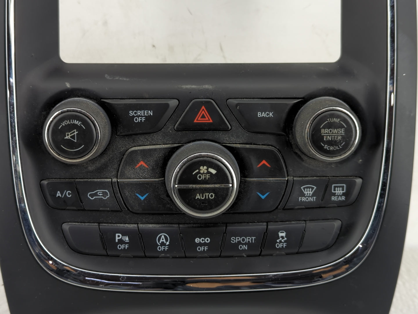 2016-2017 Dodge Durango Climate Control Module Temperature AC/Heater Replacement P/N:68253735AE Fits Fits 2016 2017 OEM Used
