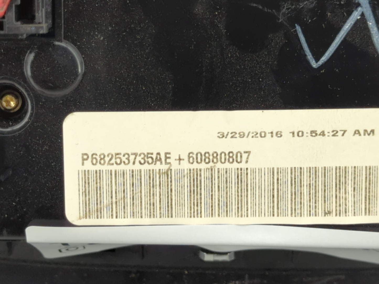 2016-2017 Dodge Durango Climate Control Module Temperature AC/Heater Replacement P/N:68253735AE Fits Fits 2016 2017 OEM Used